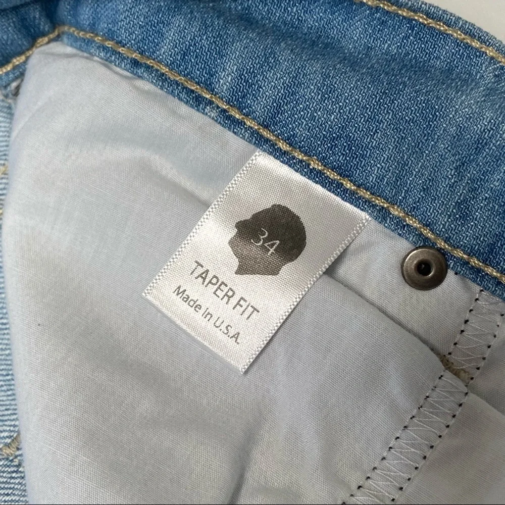 RUSTIC DIME St. Vernon Shred Taper Denim Jeans